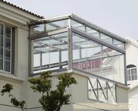 钢化玻璃盖顶阳光房 