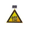 太阳能标志牌 三角形发光警示标志生产厂家