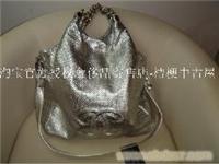 99新限量走秀款 CHANEL银色洞洞包�