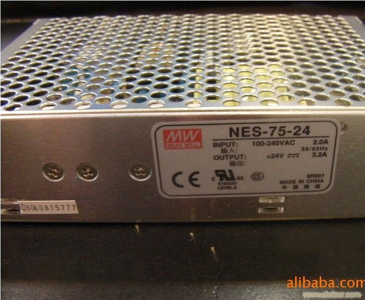 上海兢纬 NES-75-48,88-264VAC,120-370VDC台湾明纬直流开关电源