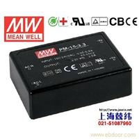 PM-15-5 15W 5V3A 微漏电塑封Class2单路输出板上型医用明纬开关电源 台湾产 3年质保