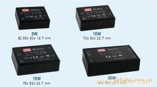 PM-15-24 15W 24V0.63A 微漏电塑封Class2单路输出板上型医用明纬开关电源 台湾产 3年质保