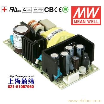 RPS-60-24 60W 24V2.75A 单路输出微漏电低空载损耗小尺寸医用无外壳明纬开关电源 台湾产 3年质保