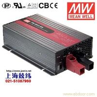 PB-600-12 600W 14.4V40A 单路输出带PFC明纬2-8段式智能电池充电器 3 年质保 台湾产