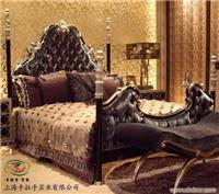 上海欧式家具厂,描金线条装饰,别墅家具,豪宅玄关、梳妆台