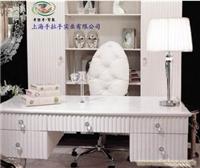 上海欧式家具厂,书房办公桌，描金线条装饰,别墅家具,豪宅