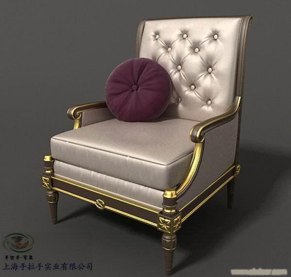 上海欧式家具厂,仿古家具,描金线条装饰,白色高脚橱，别墅家具