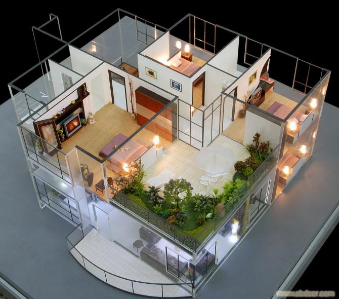 【北京展览模型公司商业展示模型制作别墅建筑