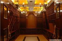 上海酒窖设计，酒窖工程规划，张裕干红展示架，藏酒