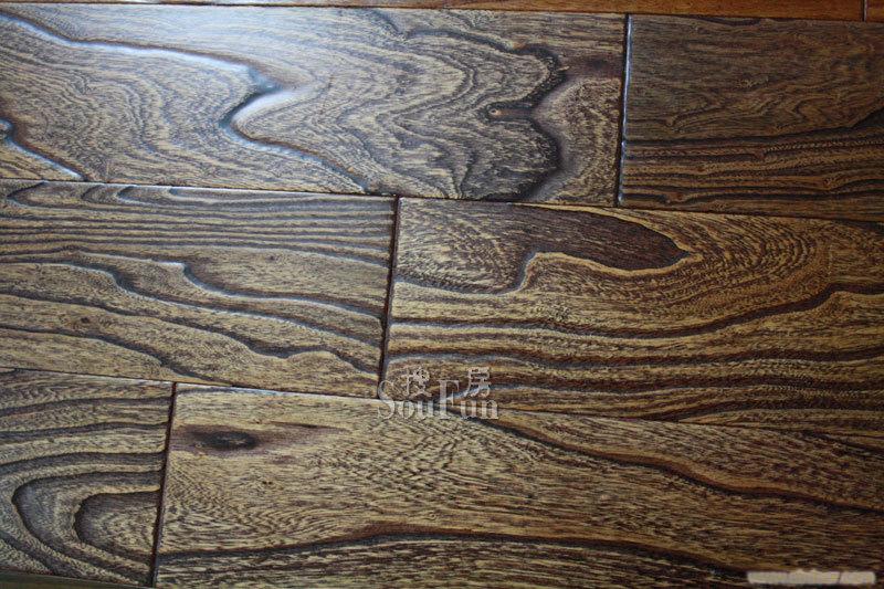 尚兰格DSF1-1c榆木威尼斯水岸色仿古实木复合地板