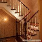 欧式经典实木楼梯，上海钢木楼梯，上海全木楼梯