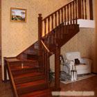 新古典实木复式楼梯，古典实木楼梯