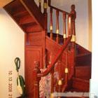 新古典实木复式楼梯，仿古楼梯，复式楼梯