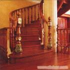 别墅楼梯，欧式别墅楼梯，别墅全木楼梯