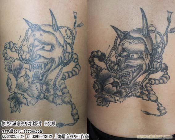 上海雕鱼纹身工作室-无痛纹身-一次性纹身