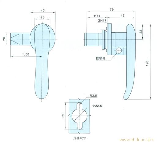 把手锁MS322/把手锁公司/上海练源柜锁