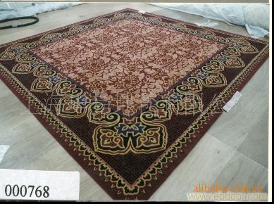 供应纯羊毛手工地毯（提供加工定制）