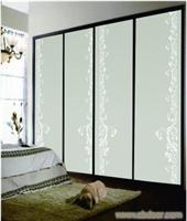 巴黎风情 亮银烤漆-上海衣柜移门生产厂家