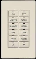 crestron 灯光面板
