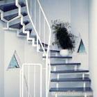 旋转楼梯，钢木楼梯