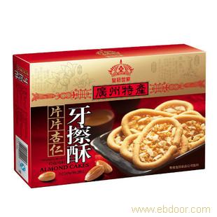 广东广州特产 牙擦酥 片片杏仁牙擦酥 岭南风味礼盒