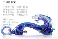 上海水晶琉璃加工厂 上海琉璃商务摆件