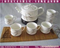 上海推荐竹节陶瓷茶具-礼品茶具套装订购-七头骨瓷茶具