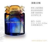 上海琉璃厂生产各种文案水晶琉璃工艺品