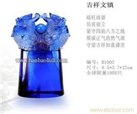 文案纸镇系列水晶琉璃工艺品 上海琉璃厂专卖