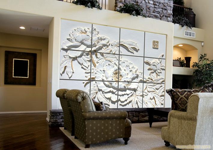 石家庄背景墙装修