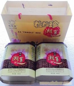 湖南特产】莲子 正宗湘莲 寸三莲 800g粒粒珍磨皮湘莲精美礼盒