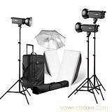 神牛TC400W专业影室闪光灯摄影器材3摄影灯套装柔光箱摄影灯光