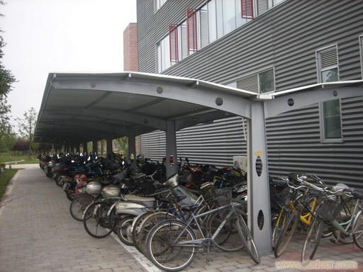 上海自行车棚制作\钢结构大门造型上海通实