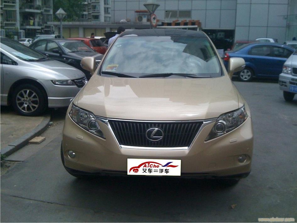 雷克萨斯RX350，香槟金，3.5，2009年09月。3万公里