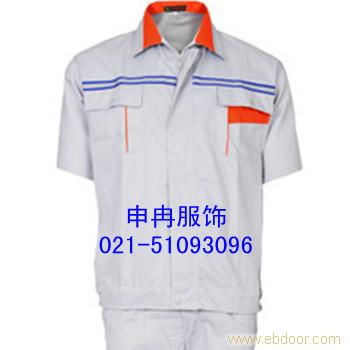 夏季男士短袖工作服订做