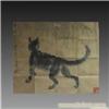 古董拍卖-悲鸿款猫蝶图画心