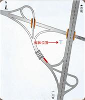 河南高速广告发布--济广高速商丘北出站口--三面塔
