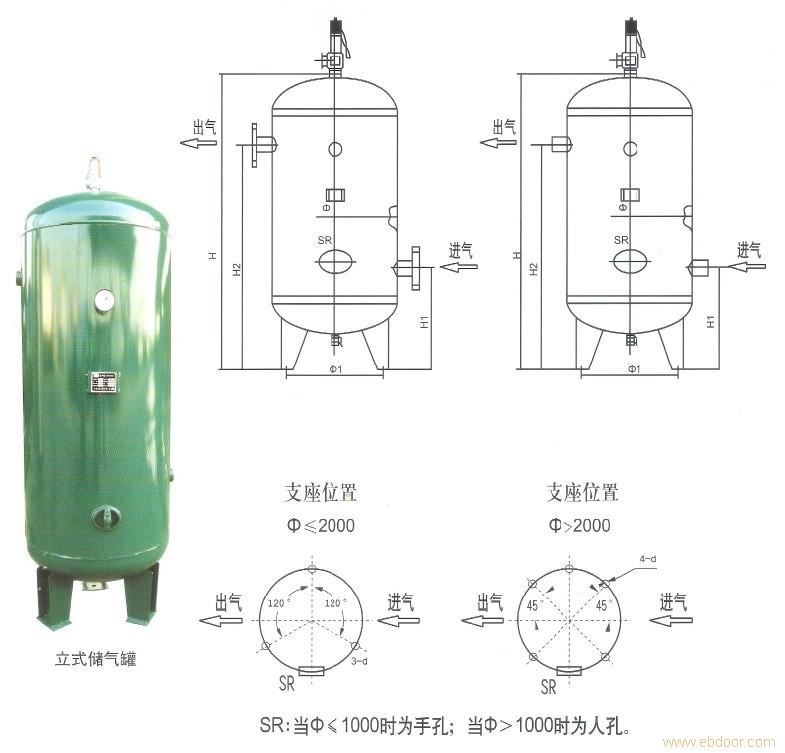 上海压缩空气储气罐生产厂家