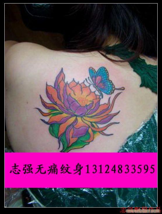 上海女性腰部纹身