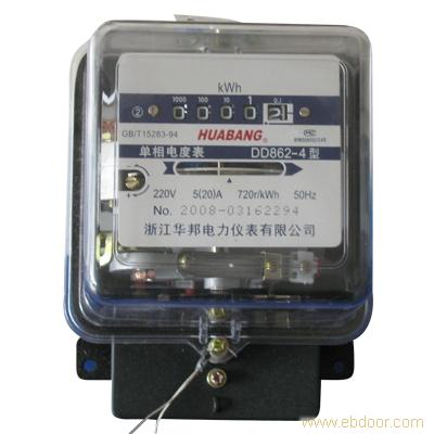 DD862-4单相机械式电能表