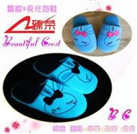 美冠冬季棉拖半拖/上海夜光拖鞋定做厂家