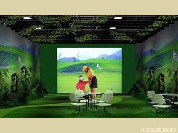 上海高尔夫三维模拟球场建设