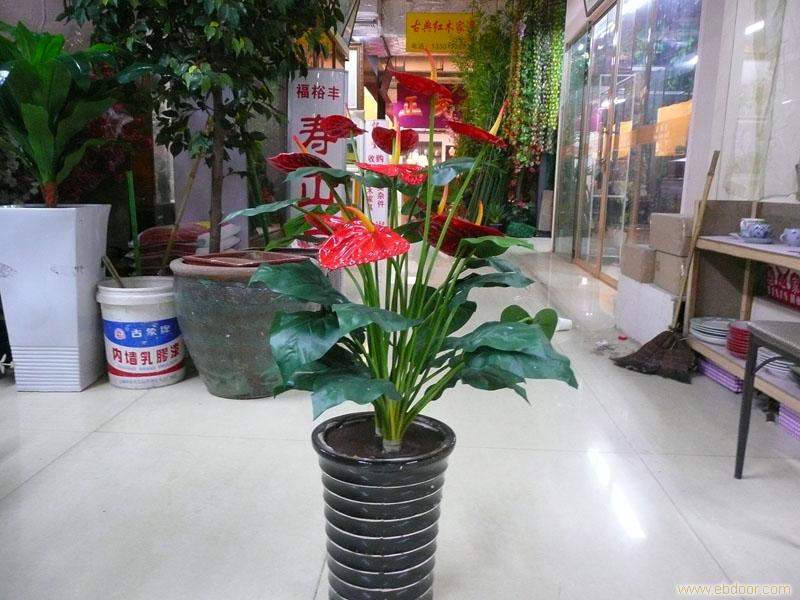 仿真树批发租摆