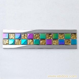 电镀混搭腰线 马赛克 玻璃 水晶 瓷砖