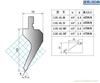 折弯机模具-60°弯刀上模