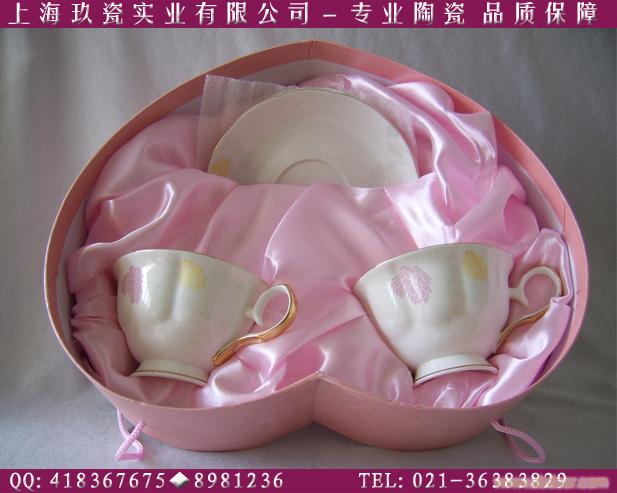 上海精美陶瓷咖啡杯碟定制/批发