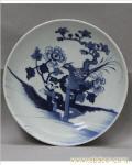 上海古董鉴定-牡丹凤盘13816203733