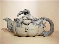 南瓜昆虫壶（石雕） 