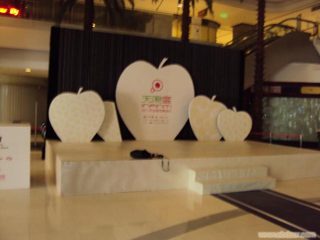 上海展台搭建，上海专柜制作，2012年上海舞台活动背景布置