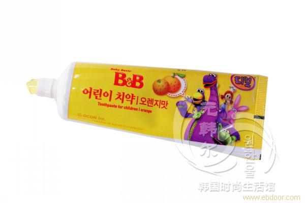 BB儿童牙膏 橙子味